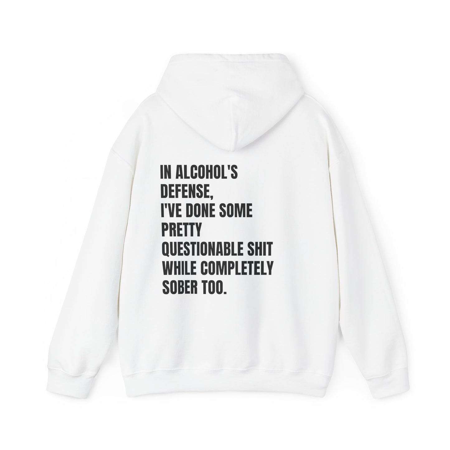 In Alcohol's Defense - Unisex Heavy Blend™ Hooded Sweatshirt