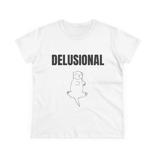 DELUSIONAL - 3/4 Graphic Cotton Tee