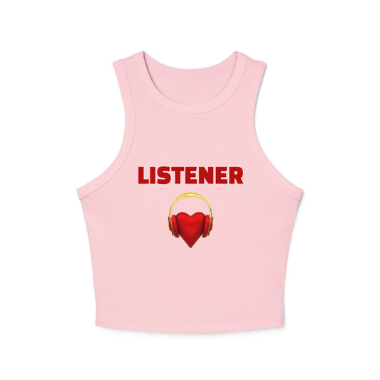 LISTENER - Graphic 2/3 Trio Rib Racer Tank Top