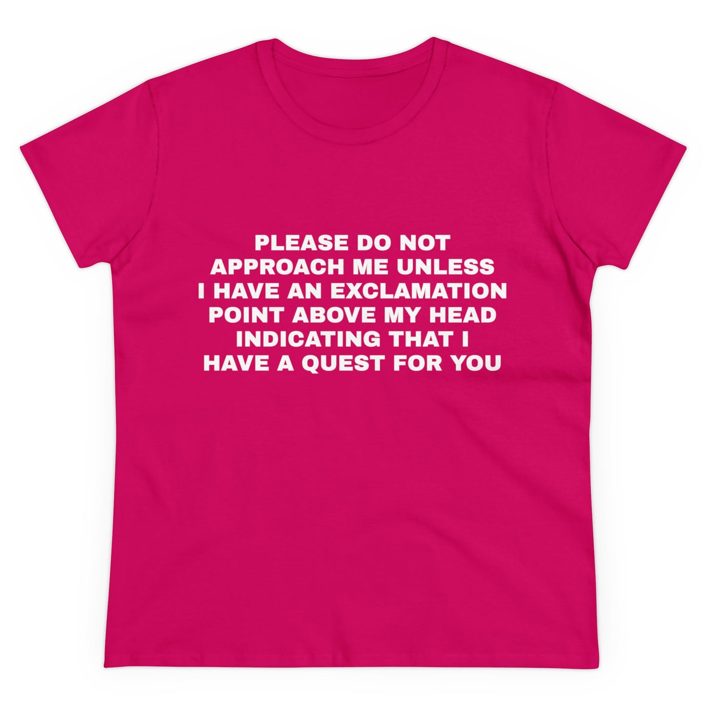 Please Do Not Approach Me - Graphic Cotton Tee