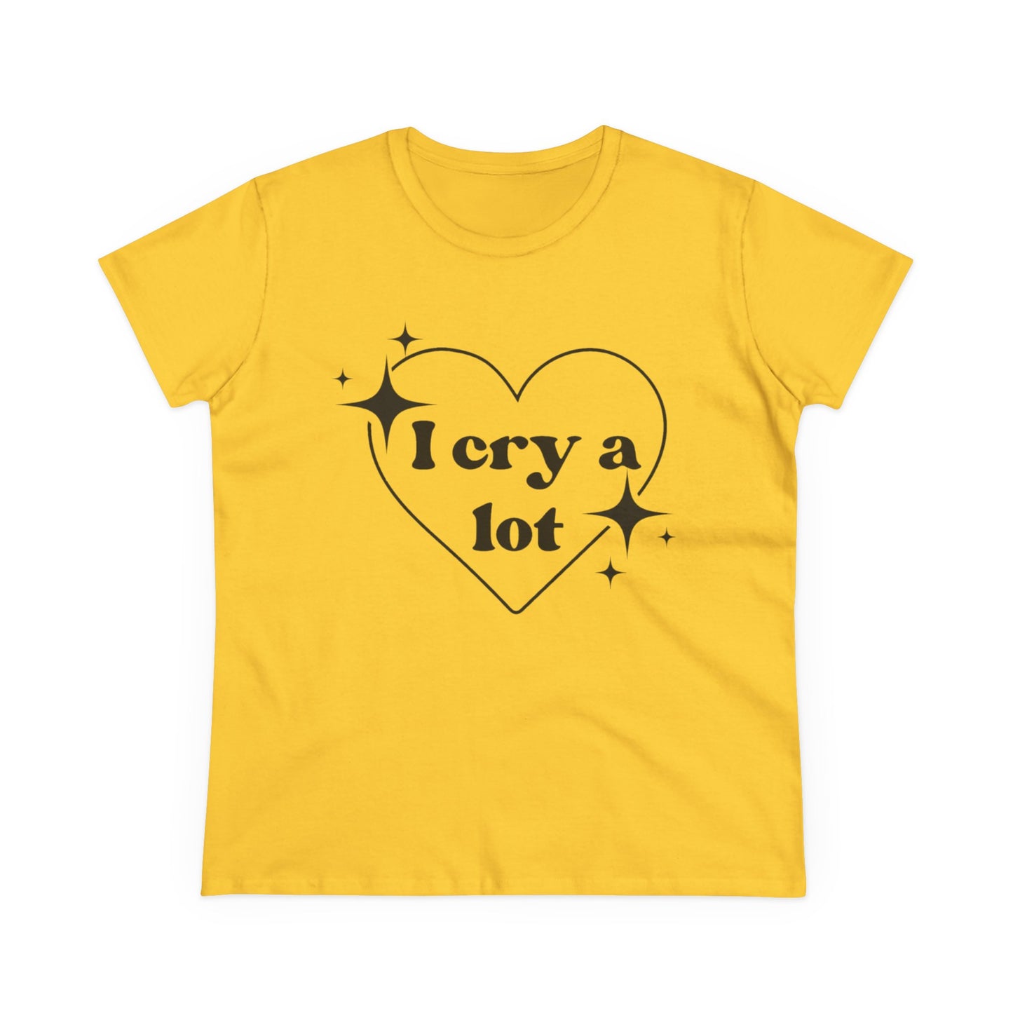 I Cry A Lot - Graphic CryBaby Cotton Tee