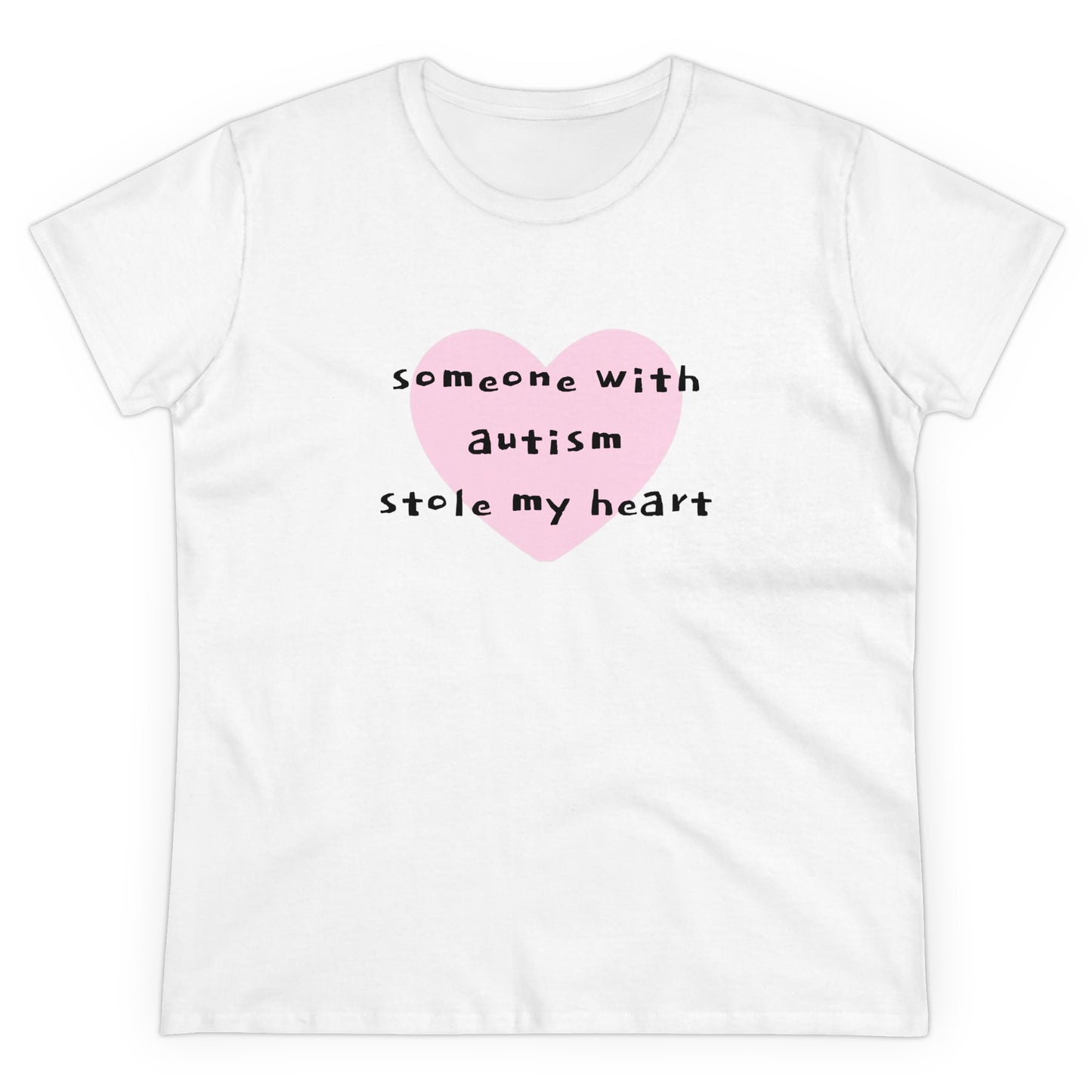 Someone With Autism Stole My Heart Graphic Cotton Tee