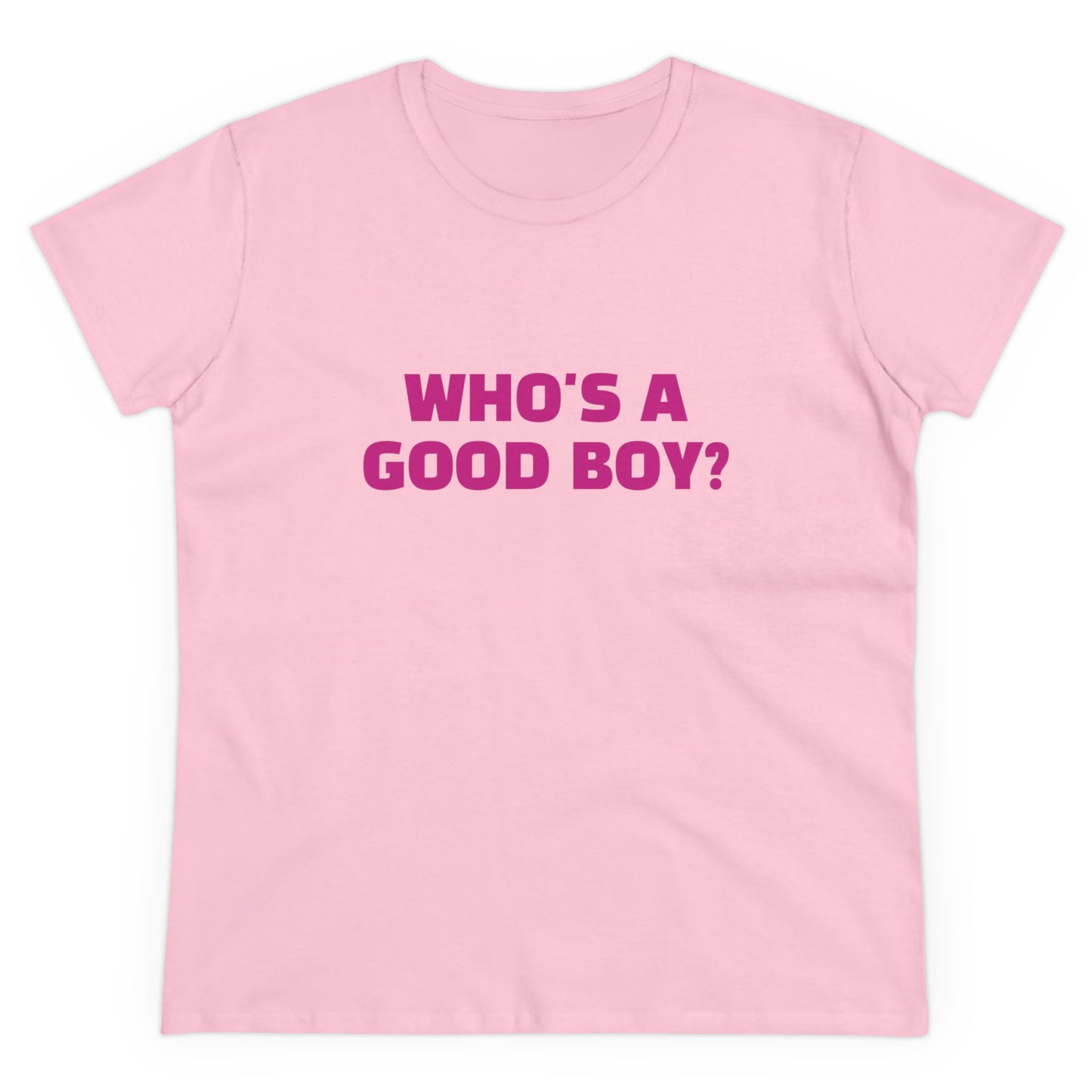 Who's a good boy? - Graphic Cotton T-Shirt