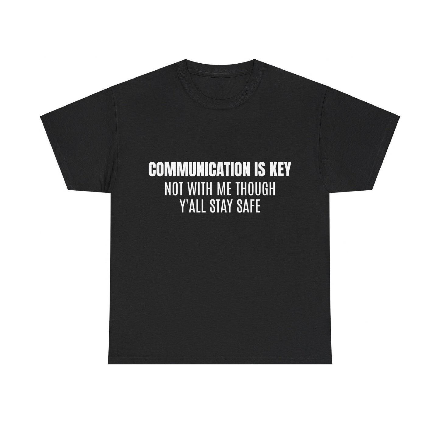 Communication Is Key Graphic Unisex Heavy Cotton Tee