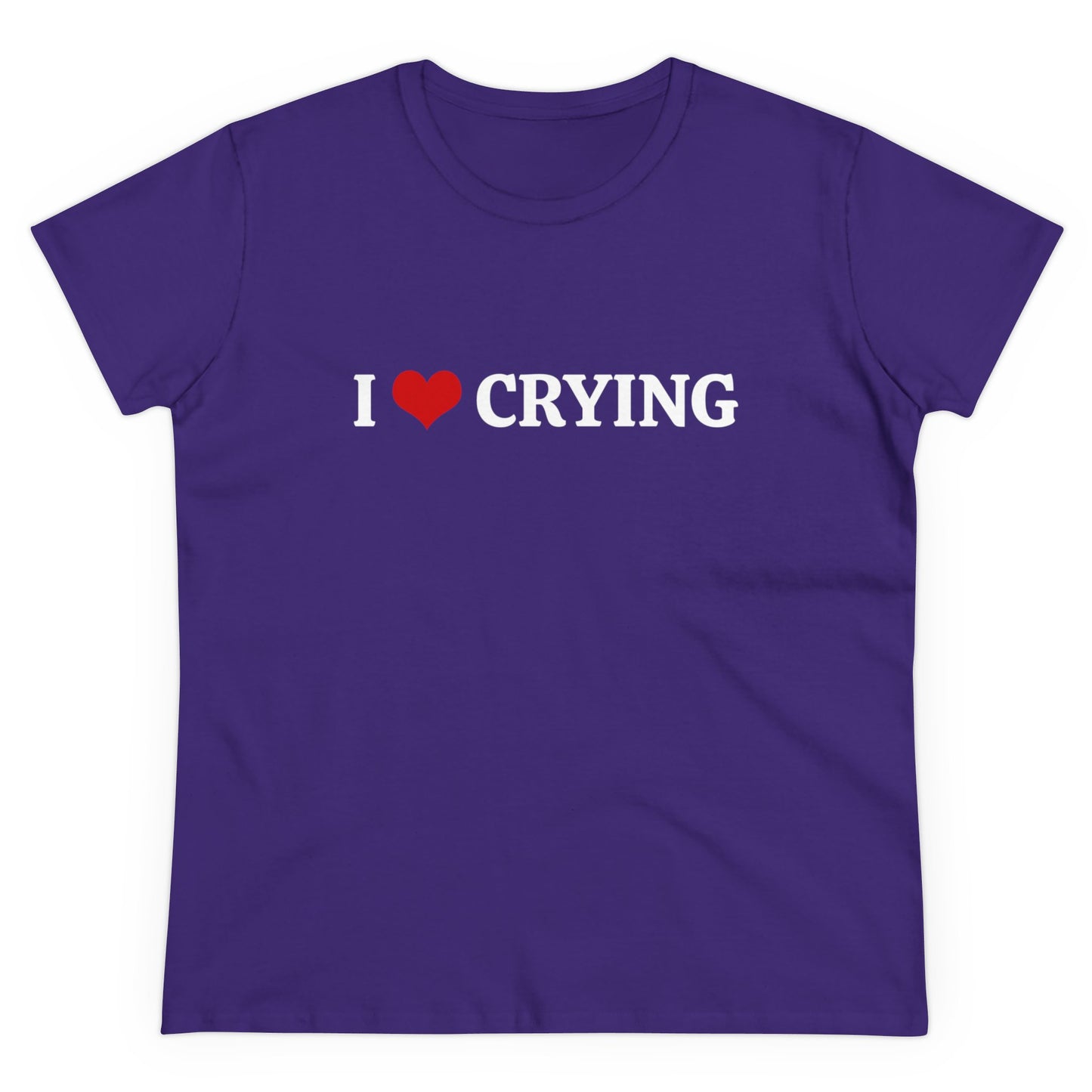 I Love Crying - Graphic Cotton Tee