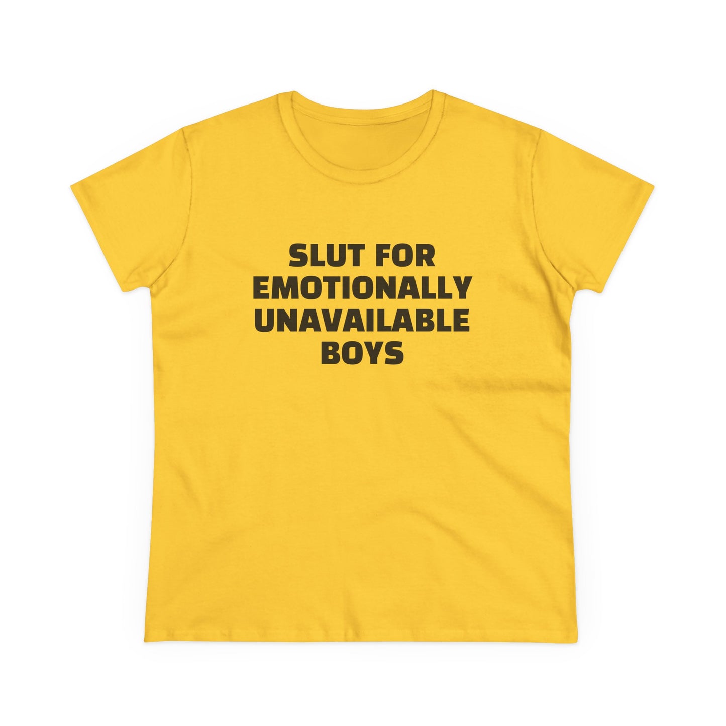 Slut For Emotionally Unavailable Boys - Graphic Cotton Tee