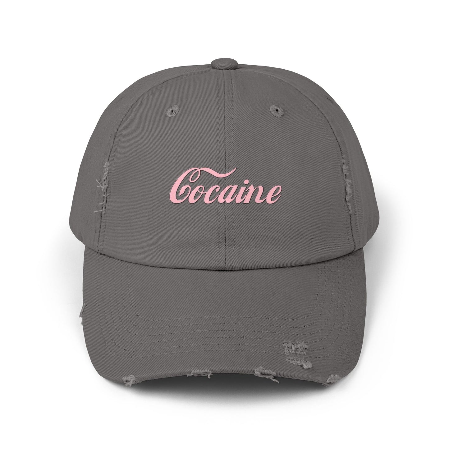 Cocaine - Graphic Unisex Distressed Cap