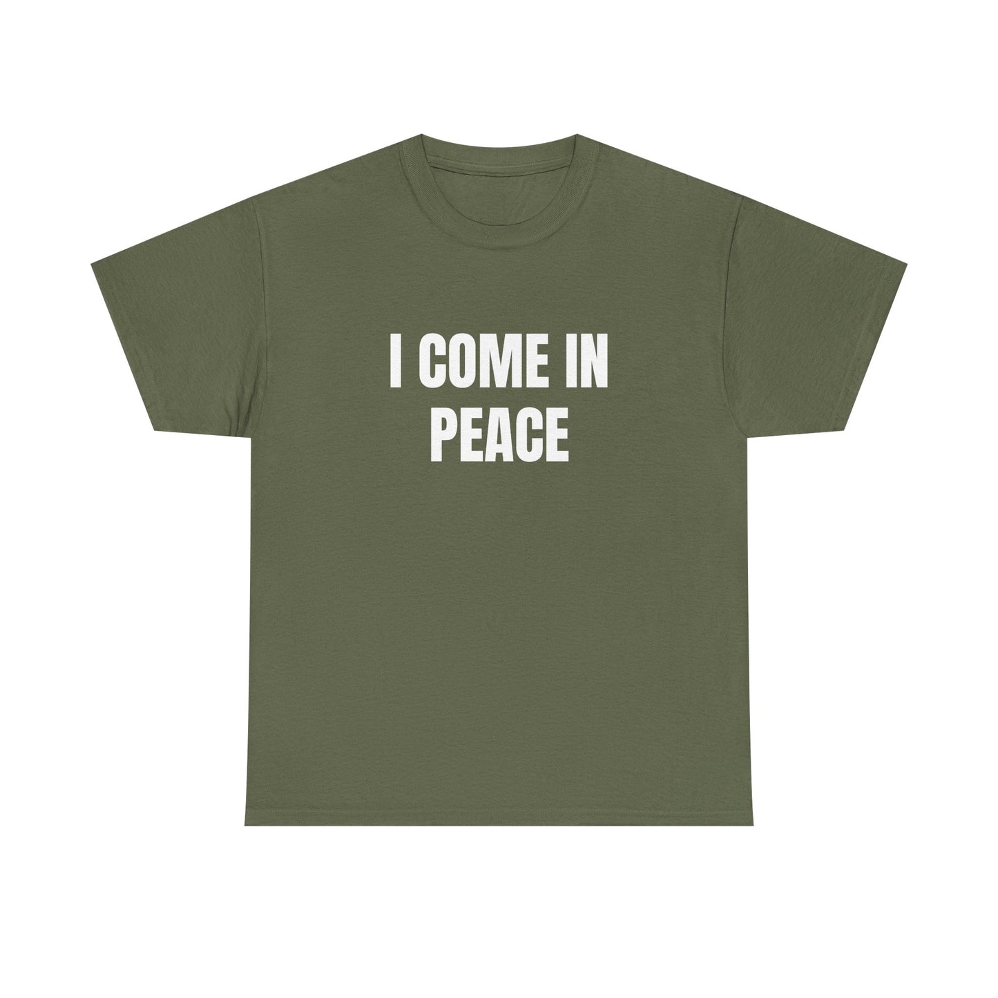 I Come In Peace - 1/2 HIS Graphic Unisex Heavy Cotton Tee