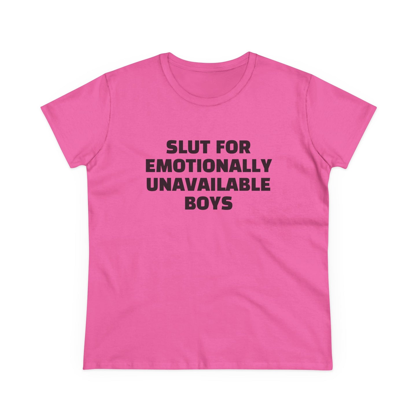 Slut For Emotionally Unavailable Boys - Graphic Cotton Tee