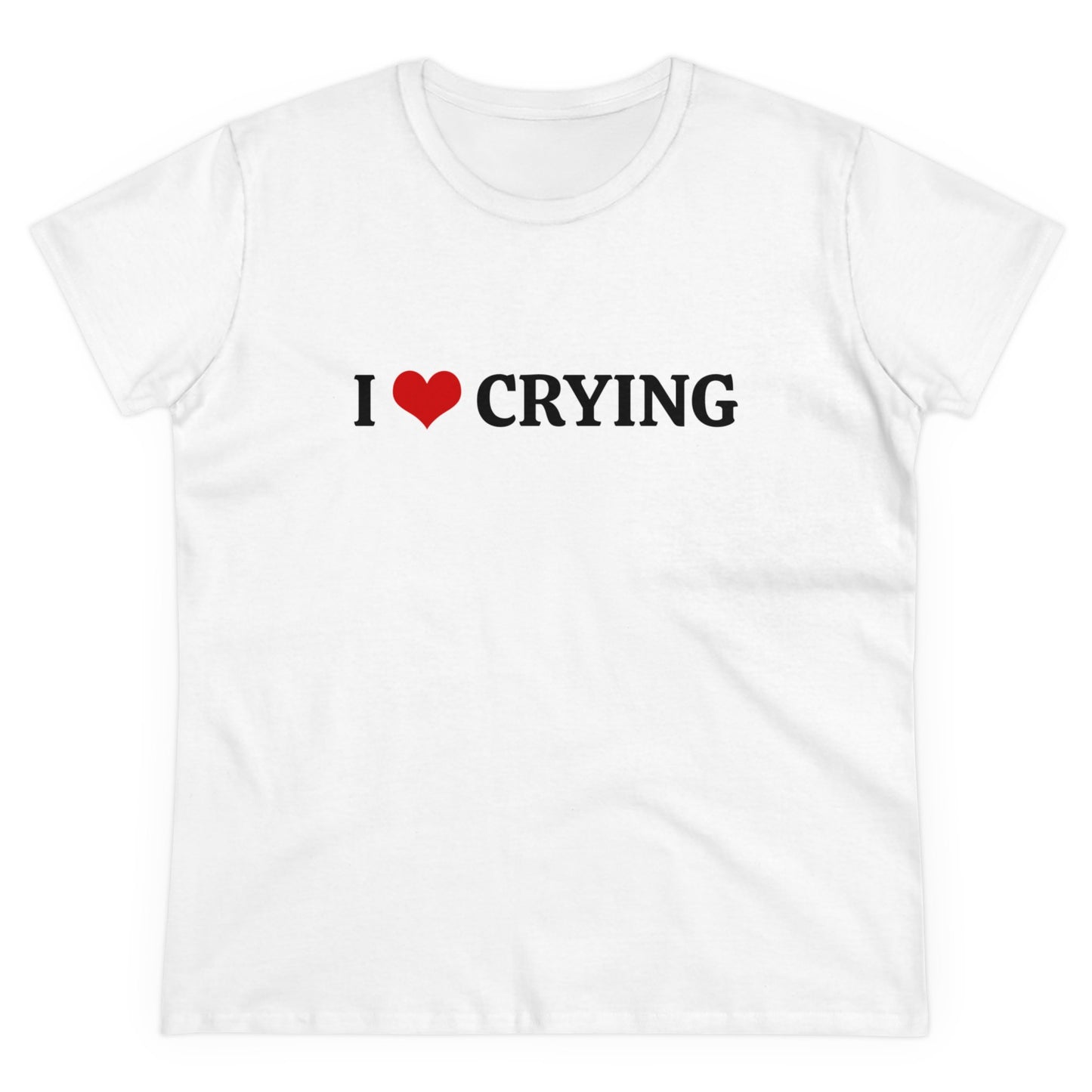 I Love Crying - Graphic Cotton Tee