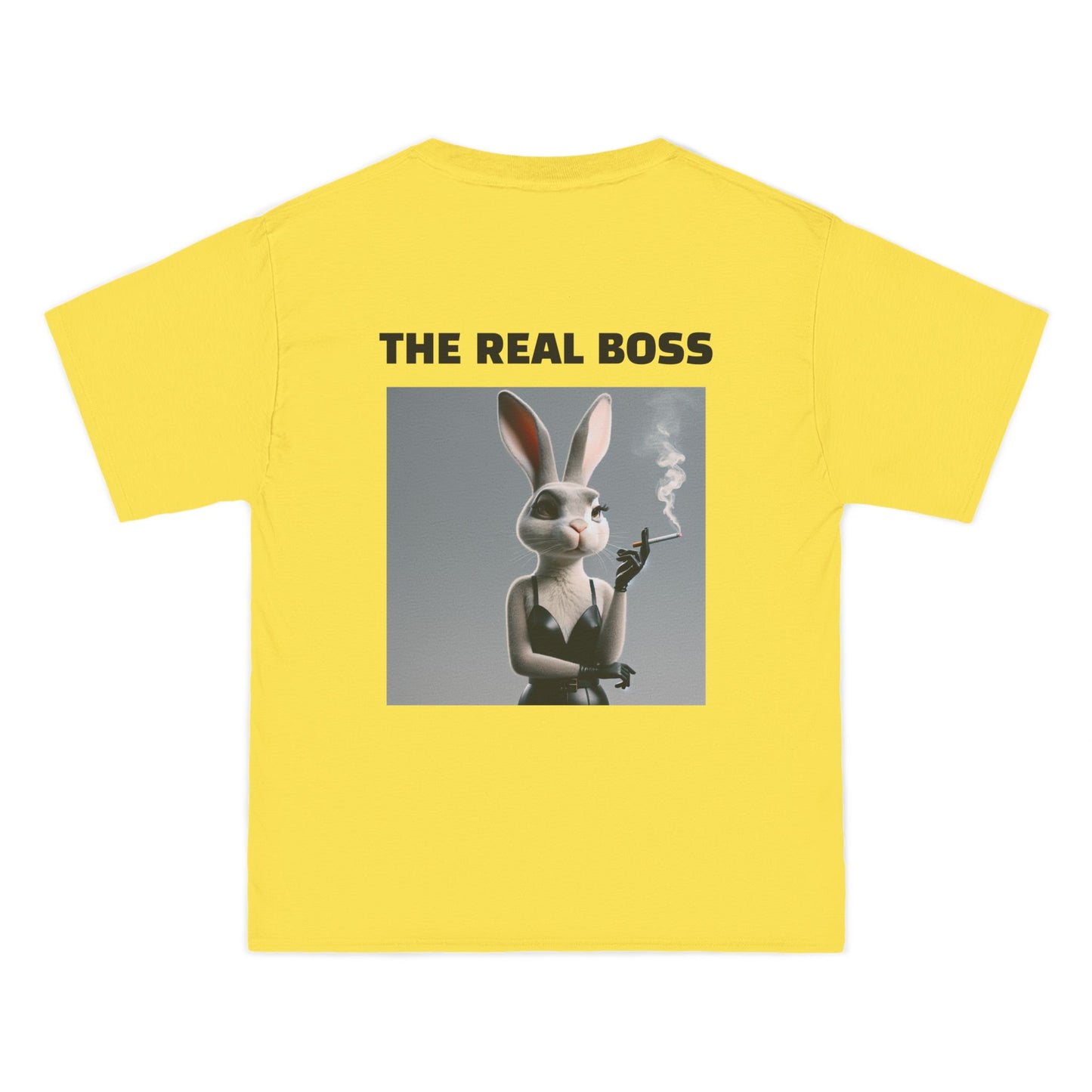 The REAL BOSS - Hers Graphic Unisex 2/2 Beefy-T®  Short-Sleeve T-Shirt