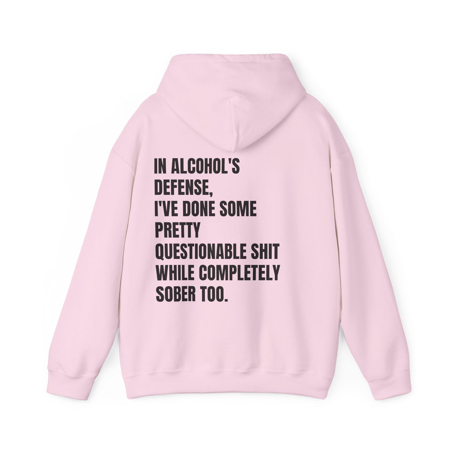 In Alcohol's Defense - Unisex Heavy Blend™ Hooded Sweatshirt