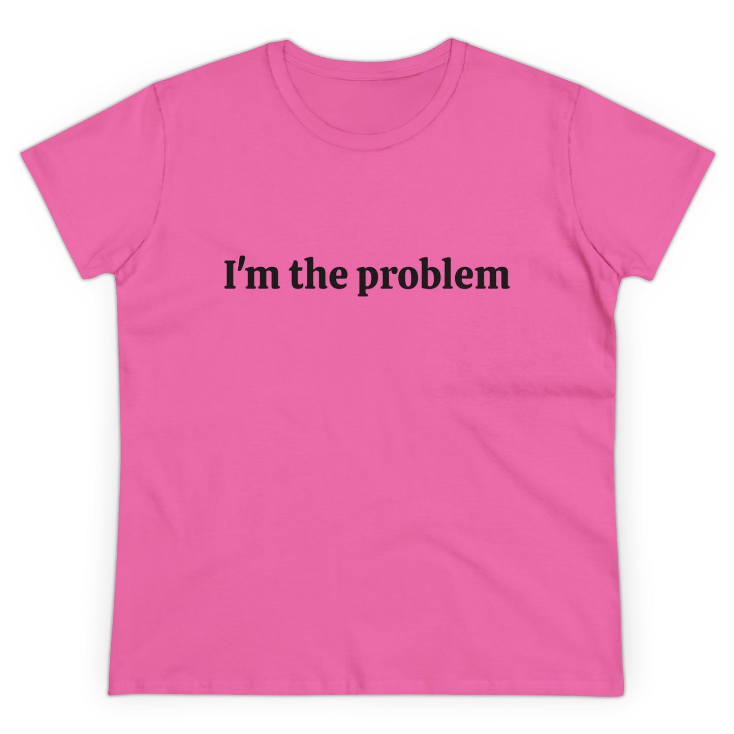 I'm The Problem - Graphic Black Unisex Cotton Tee