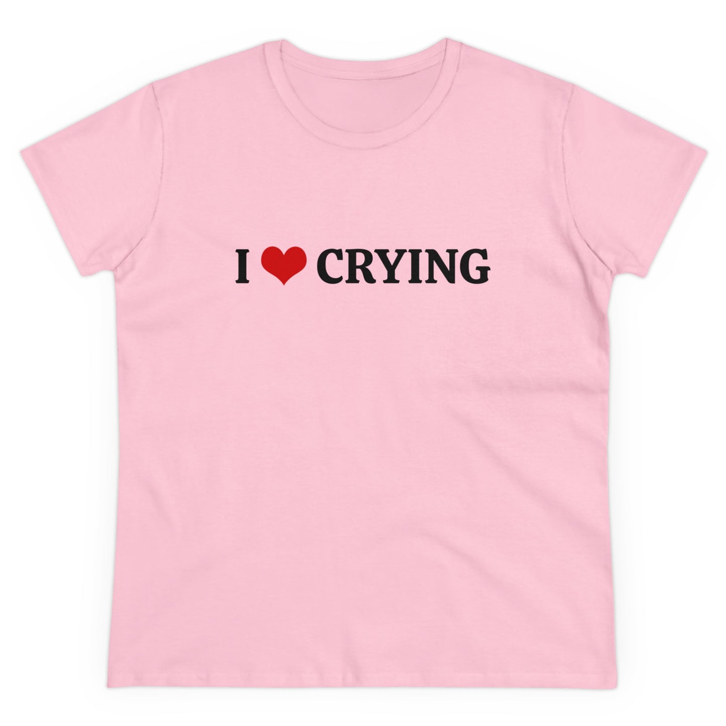 I Love Crying - Graphic Cotton Tee