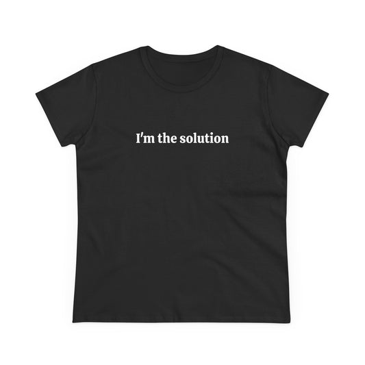 I'm The Solution - 2/2 Graphic Cotton Tee