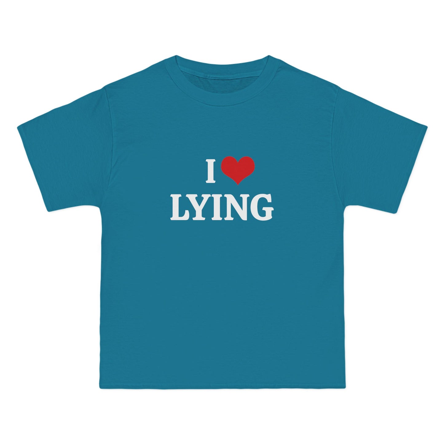 I Love Lying - Graphic Beefy-T®  Short-Sleeve T-Shirt