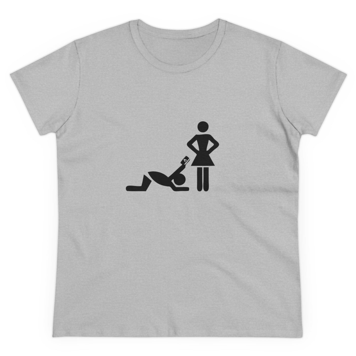 On His Knees - Graphic Cotton Tee