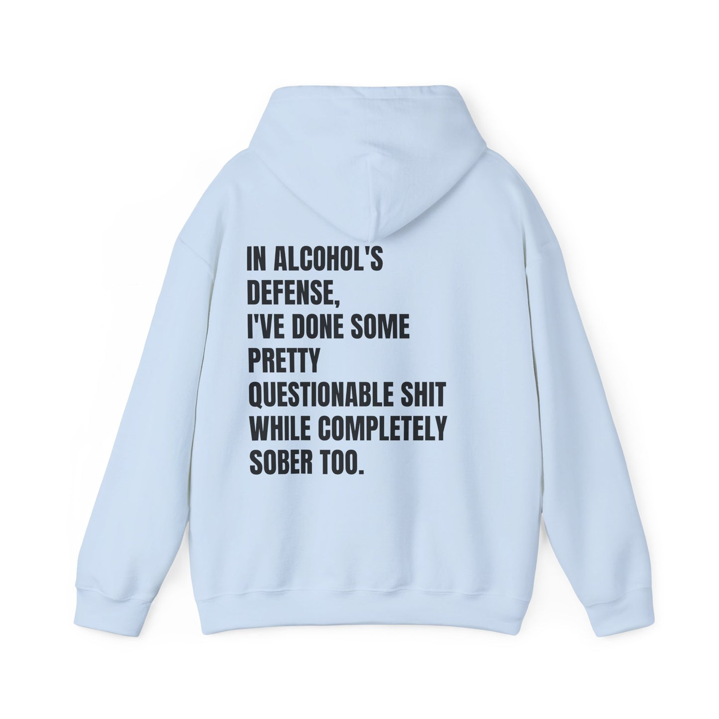 In Alcohol's Defense - Unisex Heavy Blend™ Hooded Sweatshirt