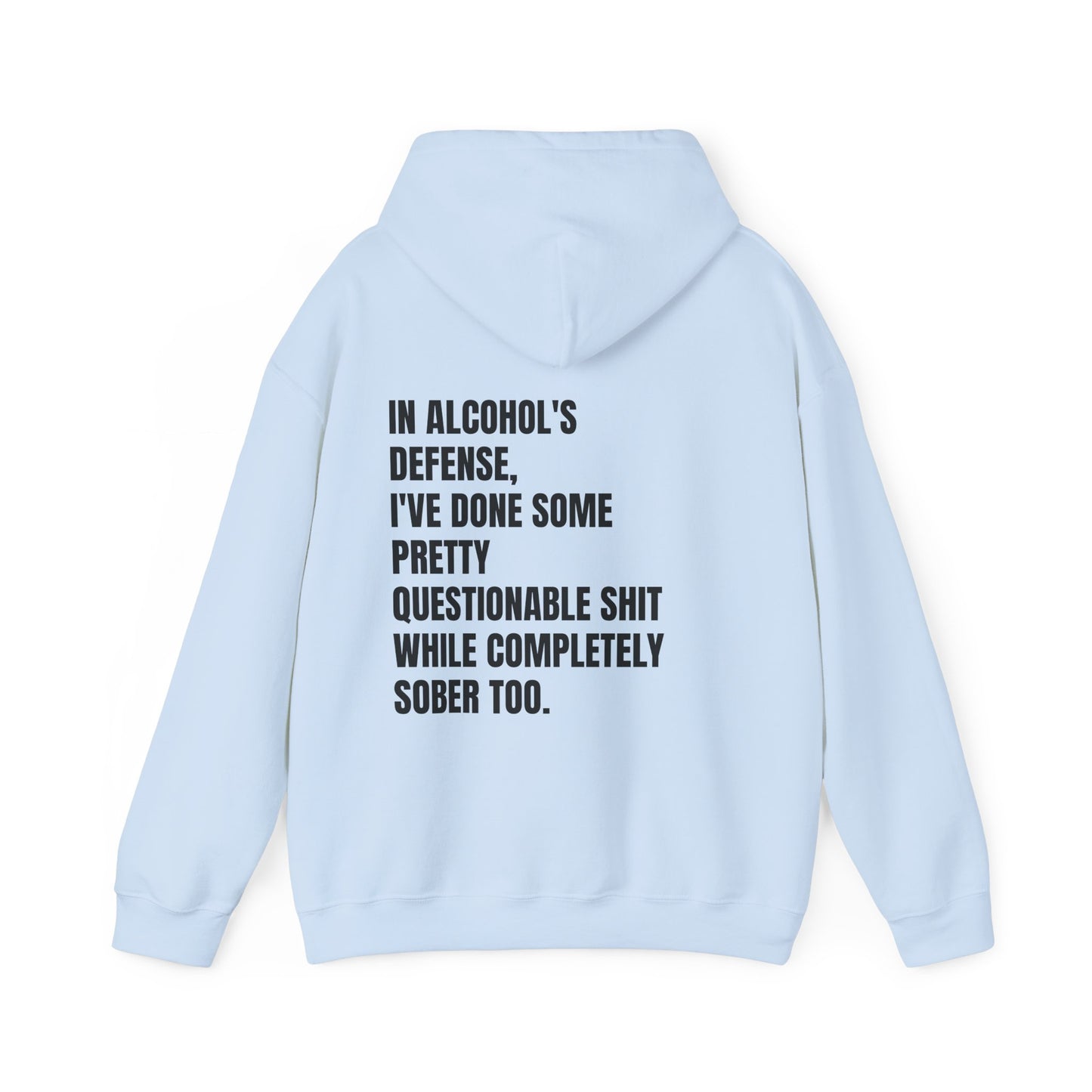 In Alcohol's Defense - Unisex Heavy Blend™ Hooded Sweatshirt