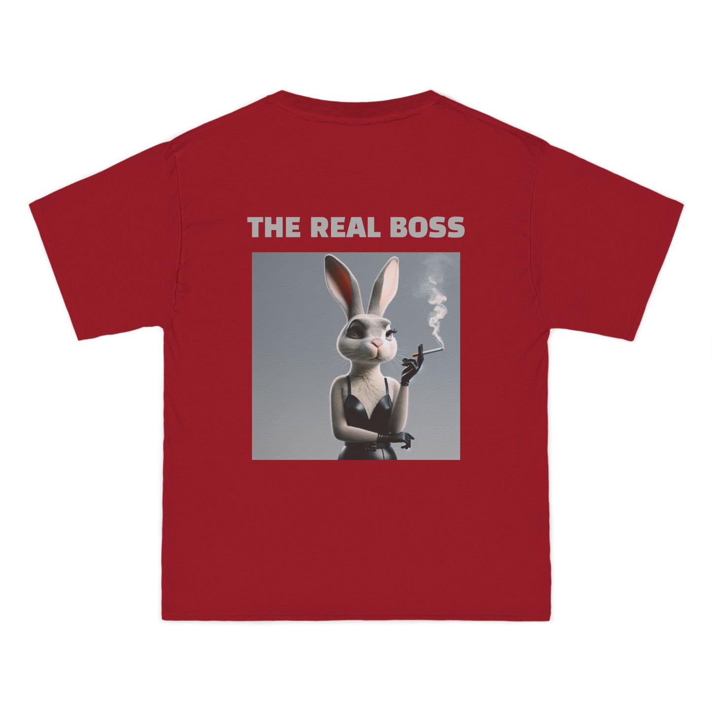 The REAL BOSS - Hers Graphic Unisex 2/2 Beefy-T®  Short-Sleeve T-Shirt