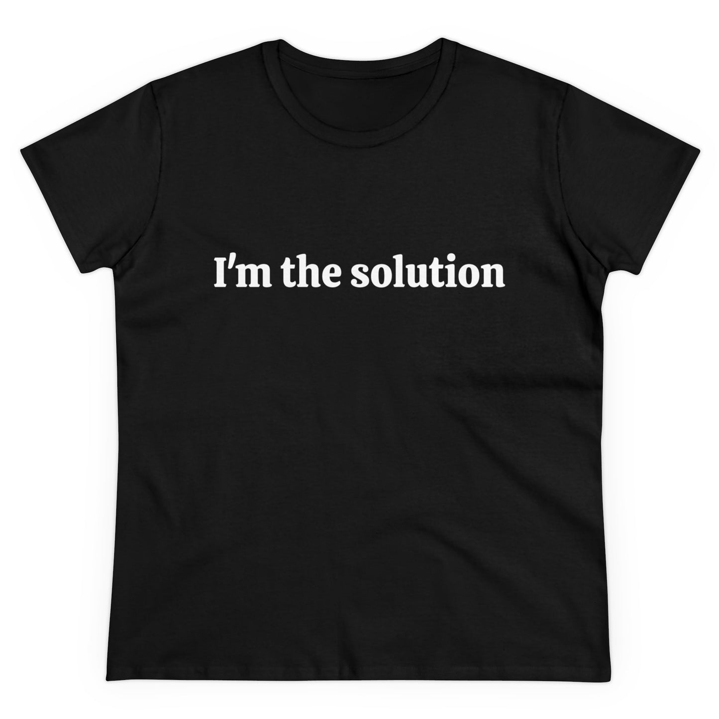 I'm The Solution - Graphic Cotton Tee