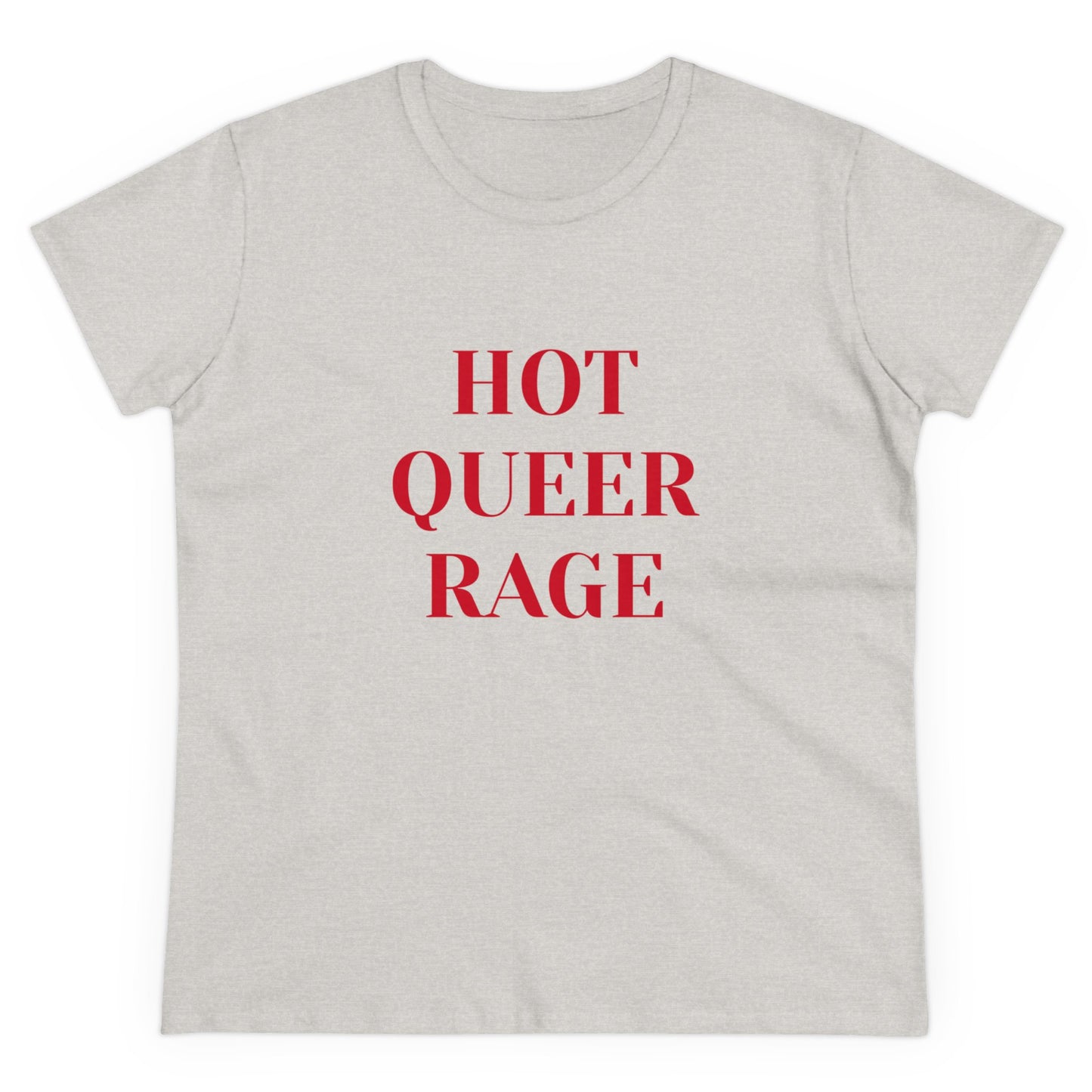 HOT QUEER RAGE Graphic Cotton Tee