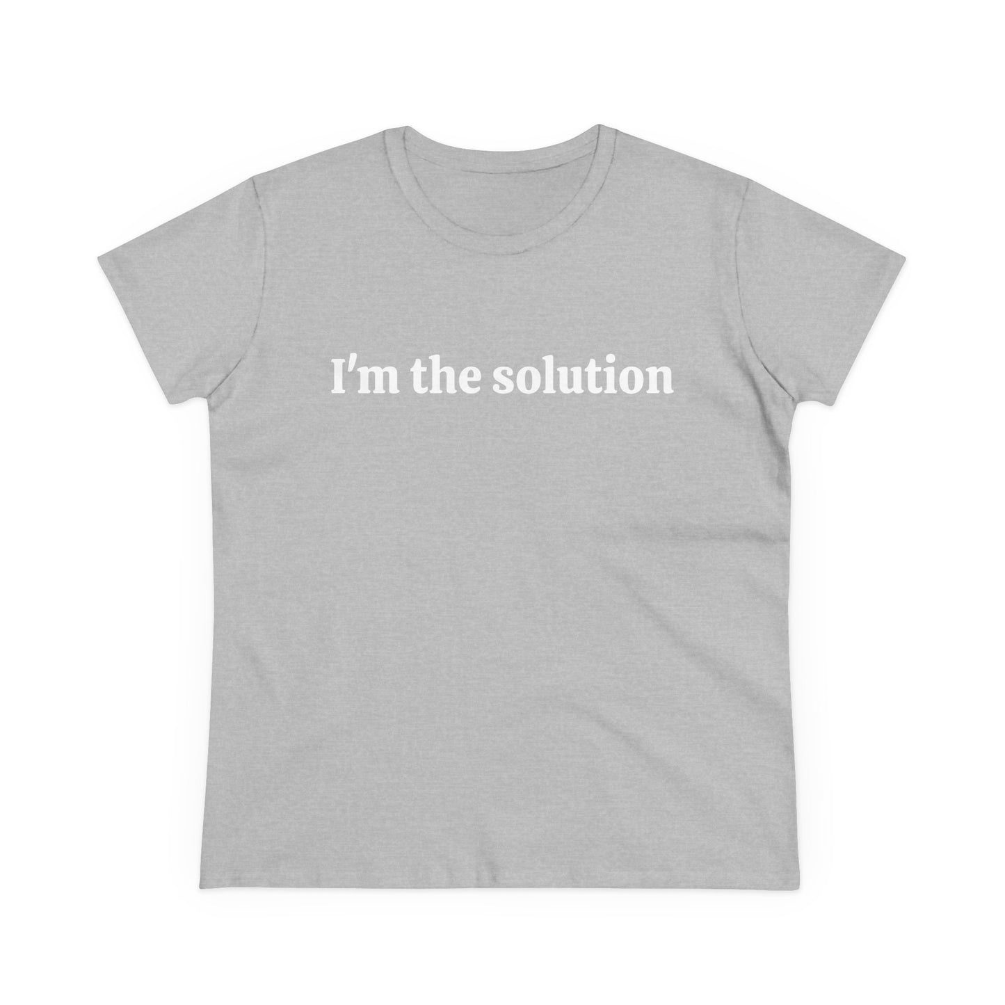 I'm The Solution - 2/2 Graphic Cotton Tee