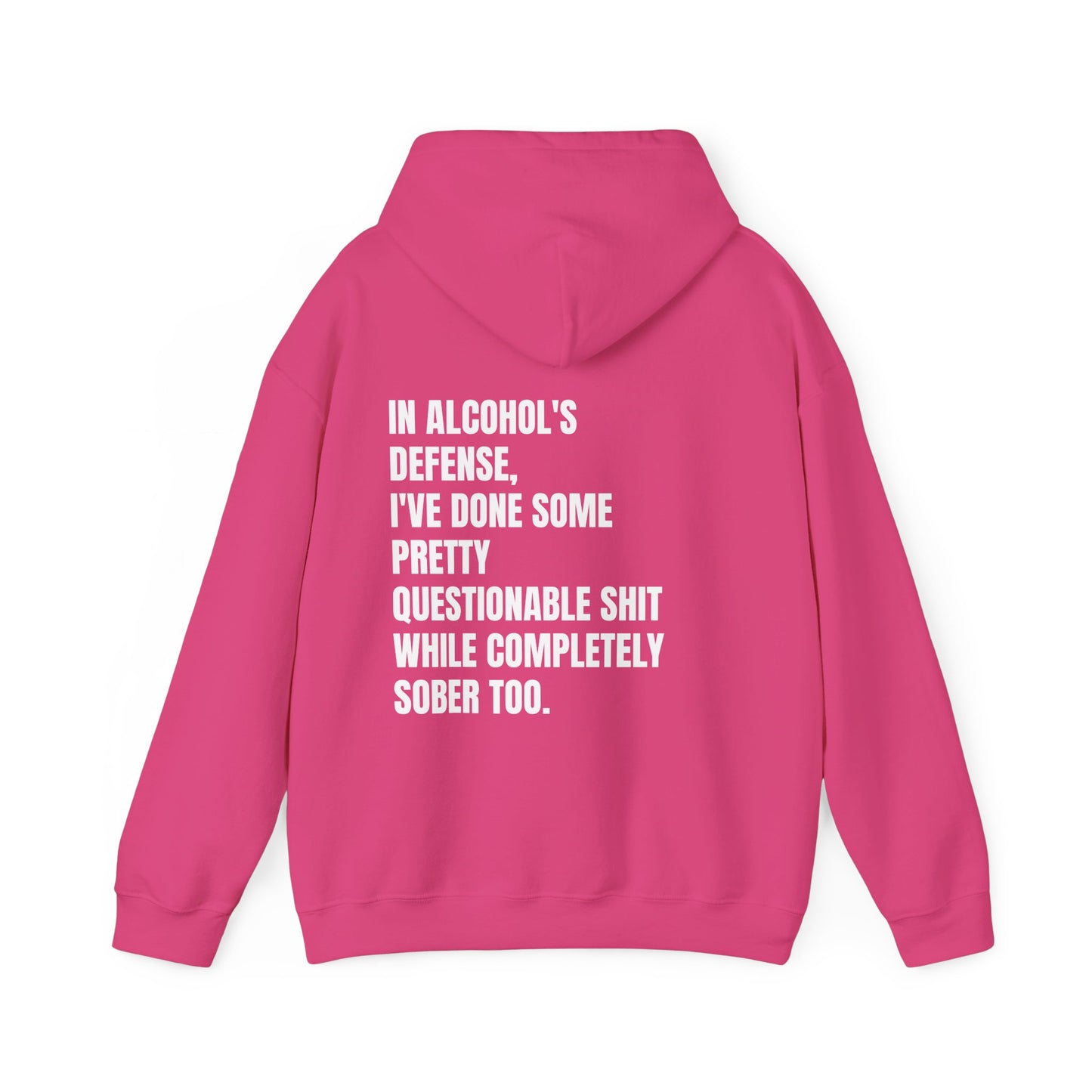 In Alcohol's Defense - Unisex Heavy Blend™ Hooded Sweatshirt