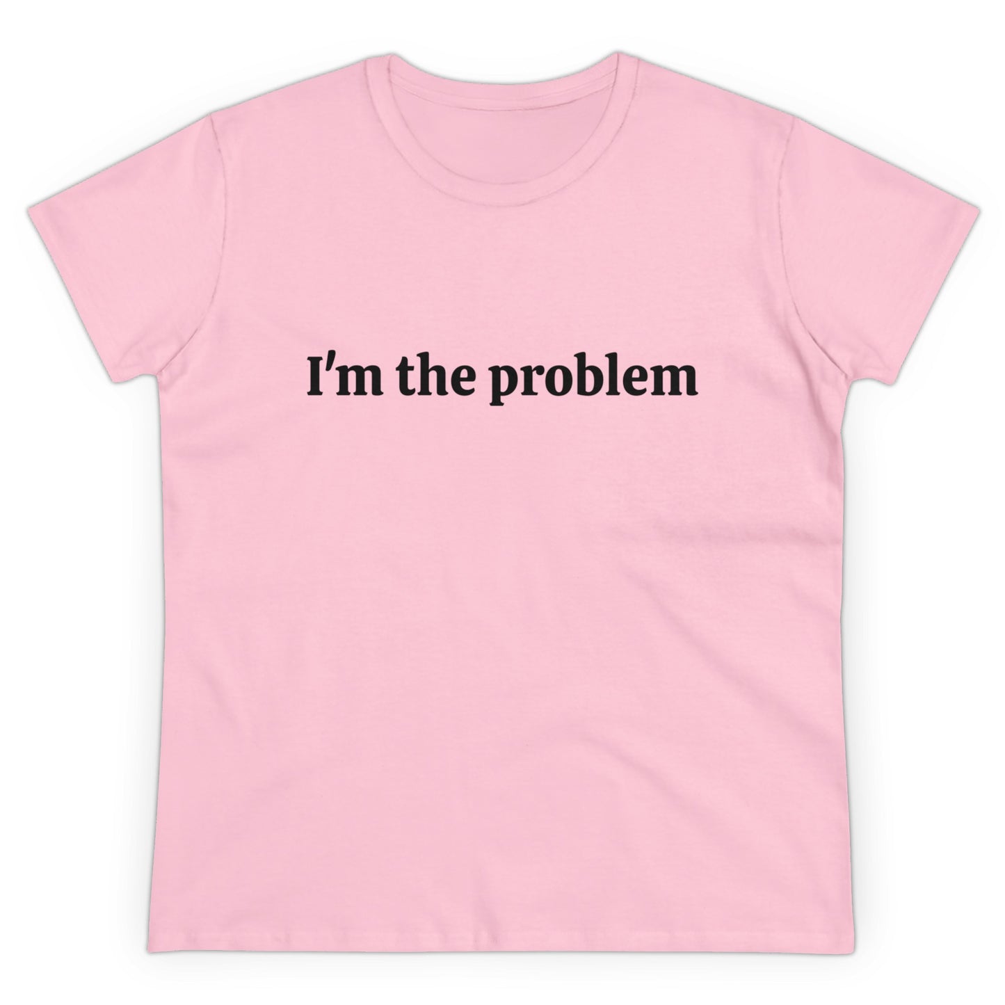 I'm The Problem - Graphic Black Unisex Cotton Tee