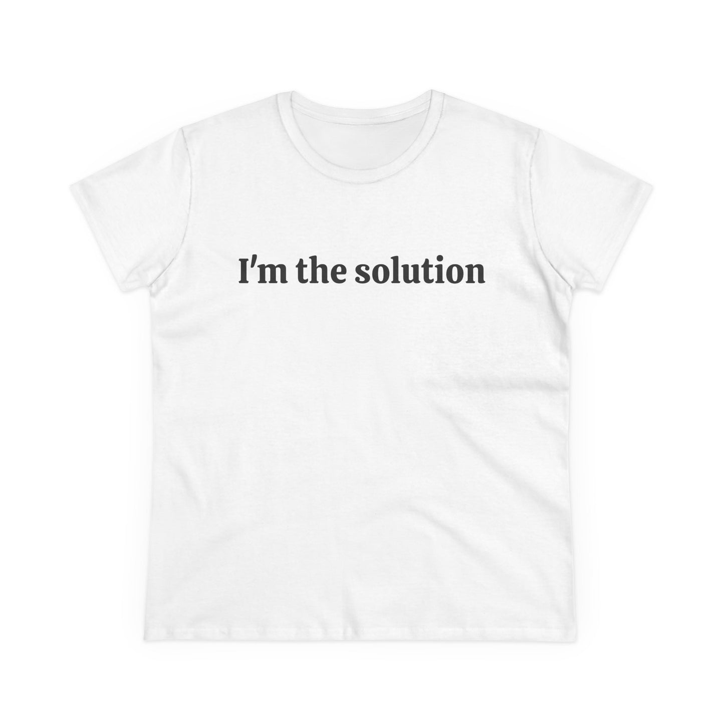 I'm The Solution - 2/2 Graphic Cotton Tee