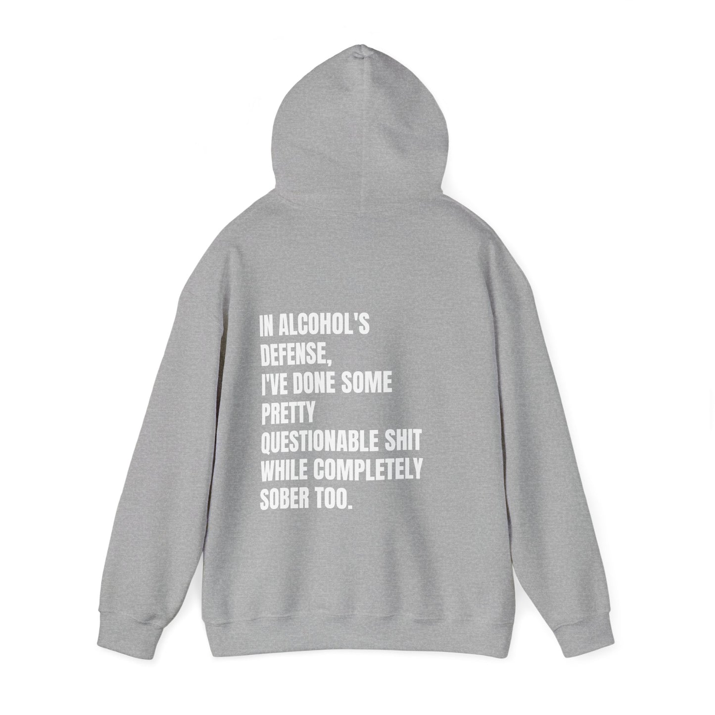 In Alcohol's Defense - Unisex Heavy Blend™ Hooded Sweatshirt