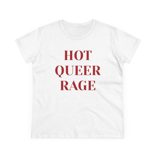 HOT QUEER RAGE - Graphic Cotton Tee