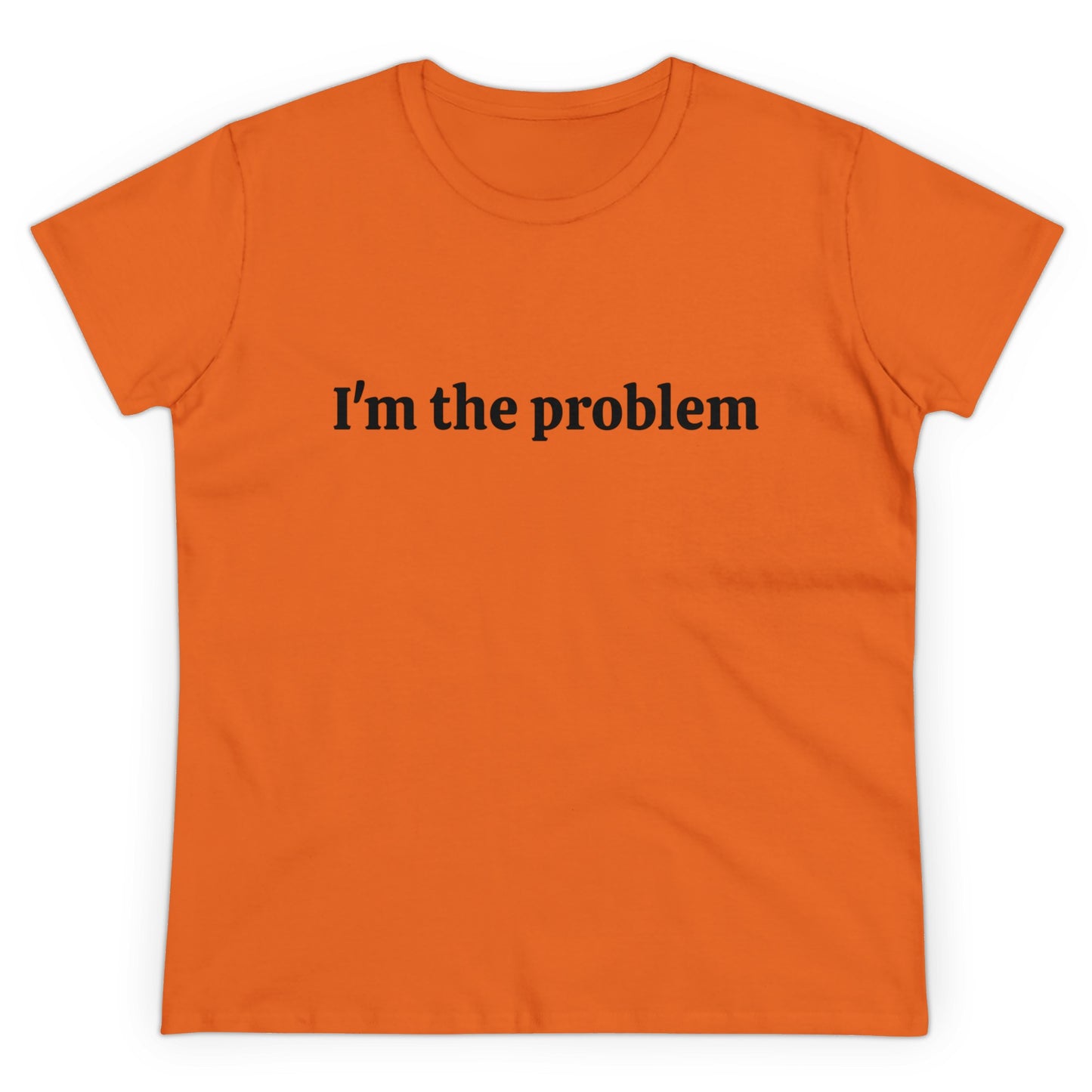 I'm The Problem - Graphic Black Unisex Cotton Tee