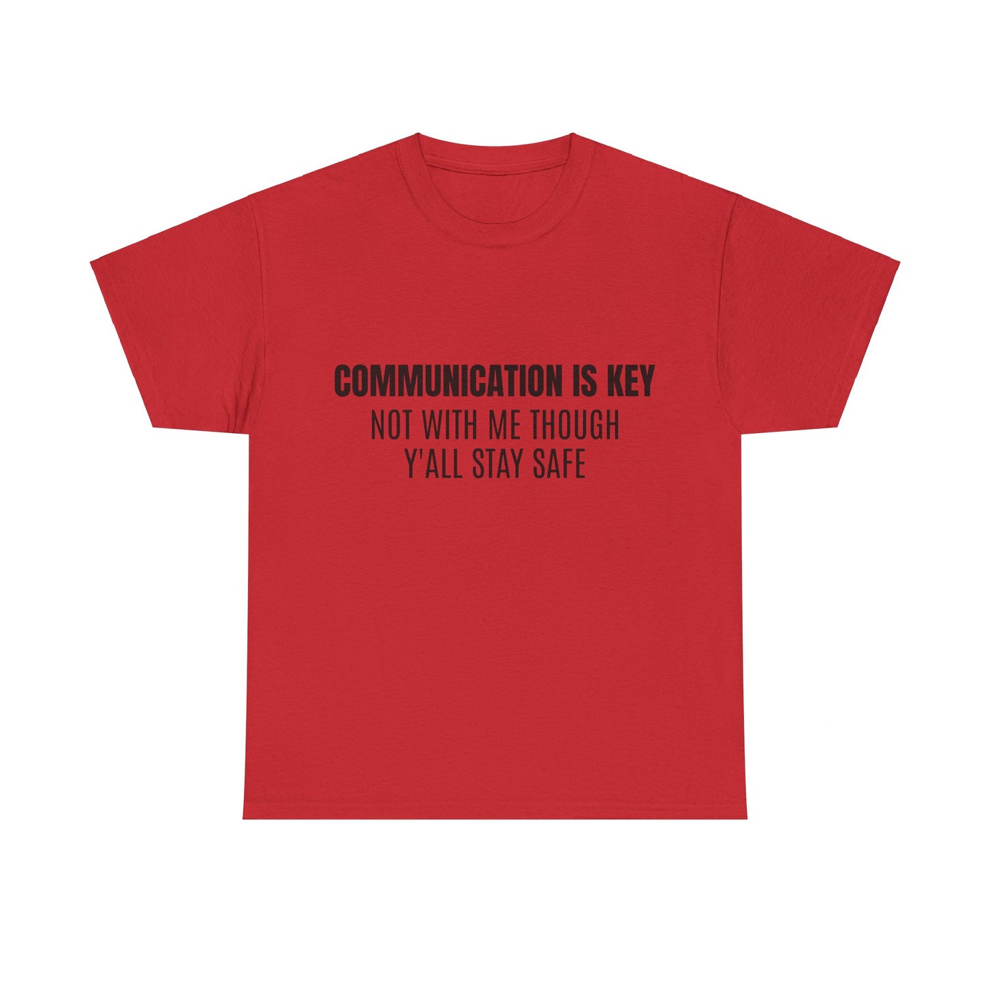 Communication Is Key Graphic Unisex Heavy Cotton Tee