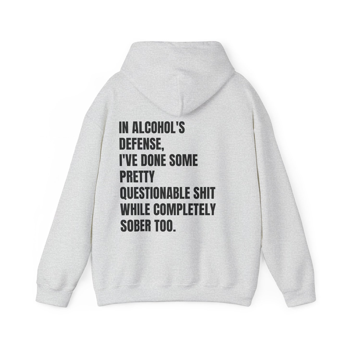 In Alcohol's Defense - Unisex Heavy Blend™ Hooded Sweatshirt