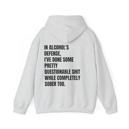 In Alcohol's Defense - Unisex Heavy Blend™ Hooded Sweatshirt