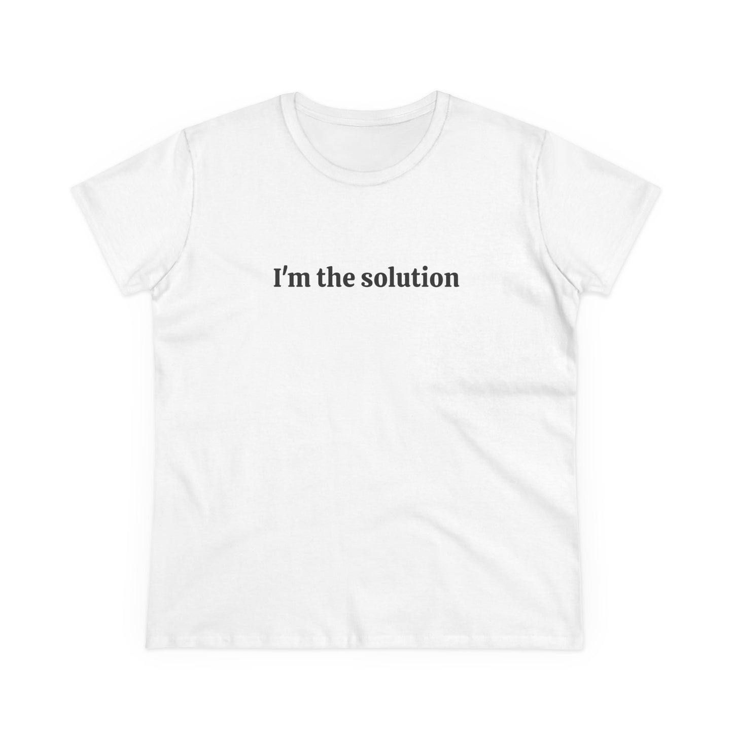 I'm The Solution - 2/2 Graphic Cotton Tee