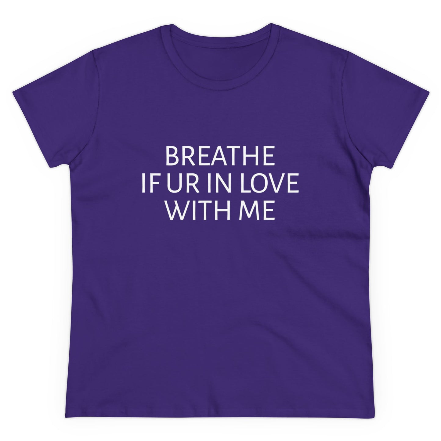 Breathe If You're In Love With Me - Unisex Graphic Cotton Tee