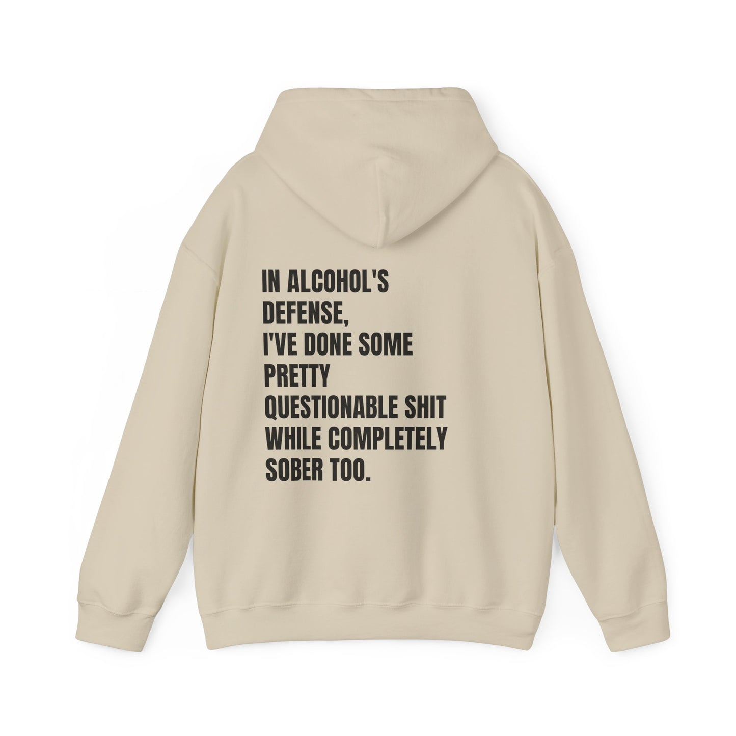 In Alcohol's Defense - Unisex Heavy Blend™ Hooded Sweatshirt