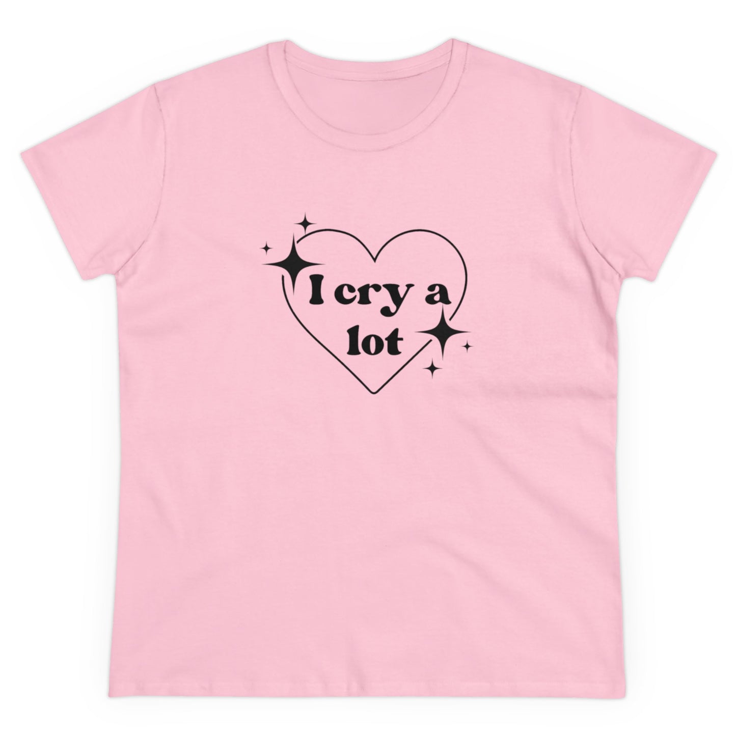 I Cry A Lot - Graphic CryBaby Cotton Tee