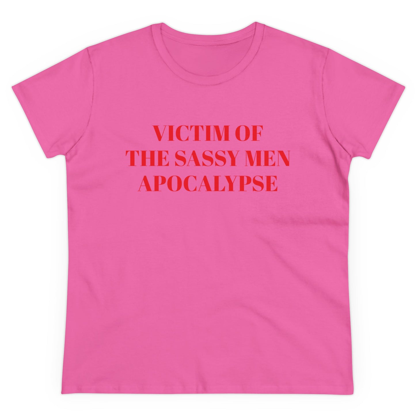 Victim Of The Sassy Men Apocalypse - Graphic Cotton Tee