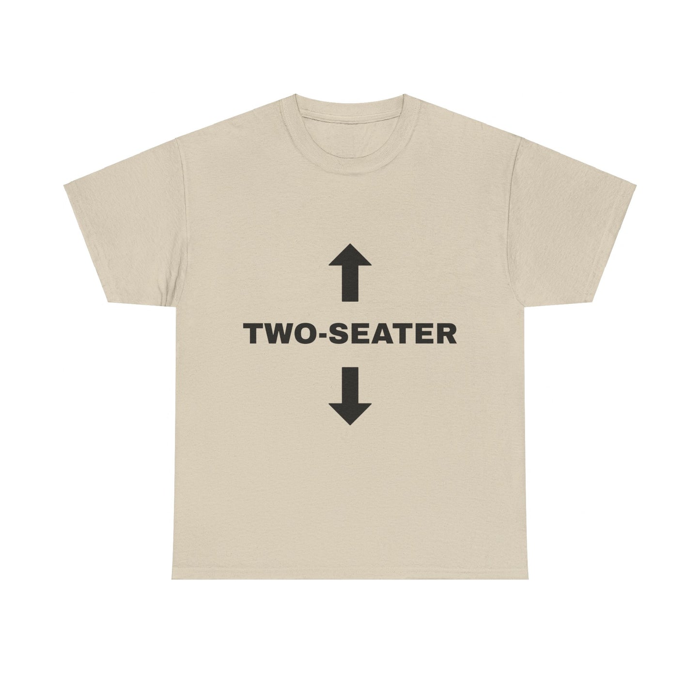 Two-Seater Graphic Unisex Heavy Cotton Tee