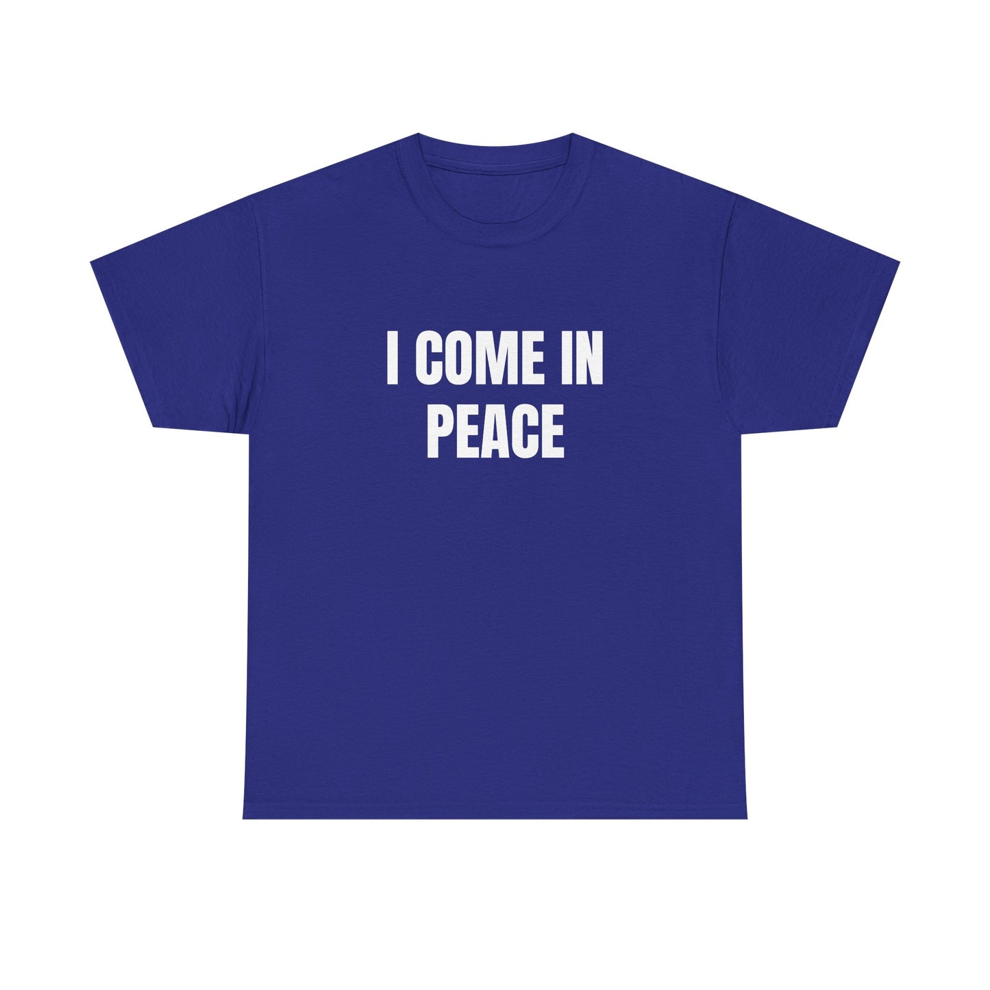 I Come In Peace - 1/2 HIS Graphic Unisex Heavy Cotton Tee