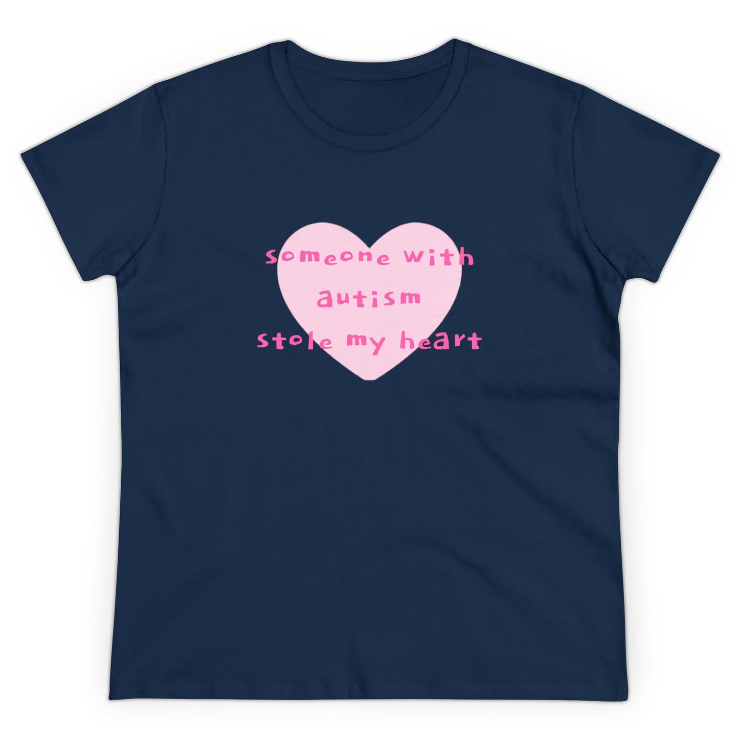 Someone With Autism Stole My Heart Graphic Cotton Tee