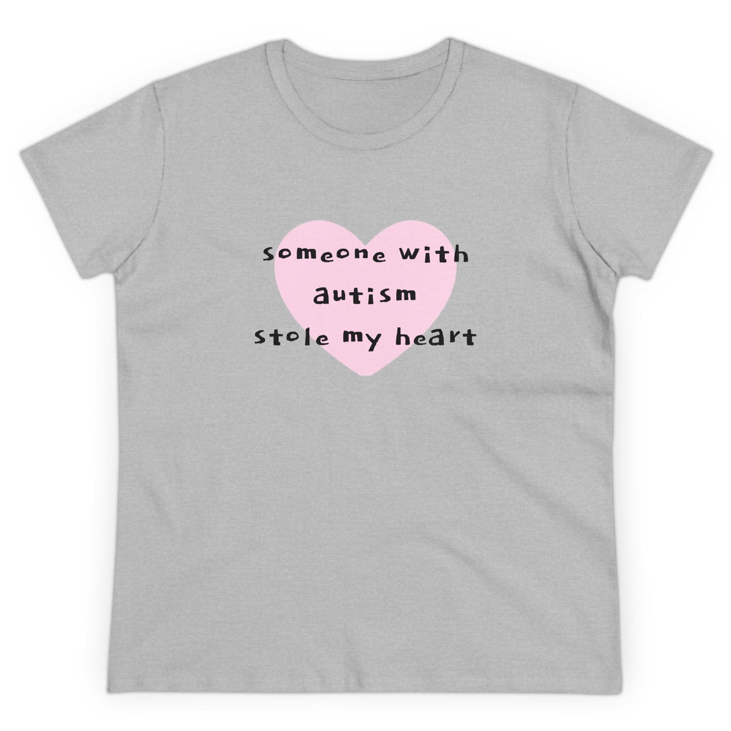 Someone With Autism Stole My Heart Graphic Cotton Tee