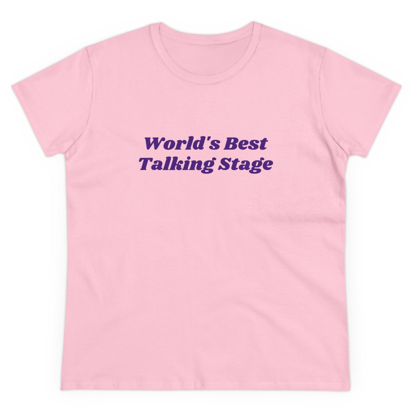 Worlds Best Talking Stage Graphic Cotton Tee