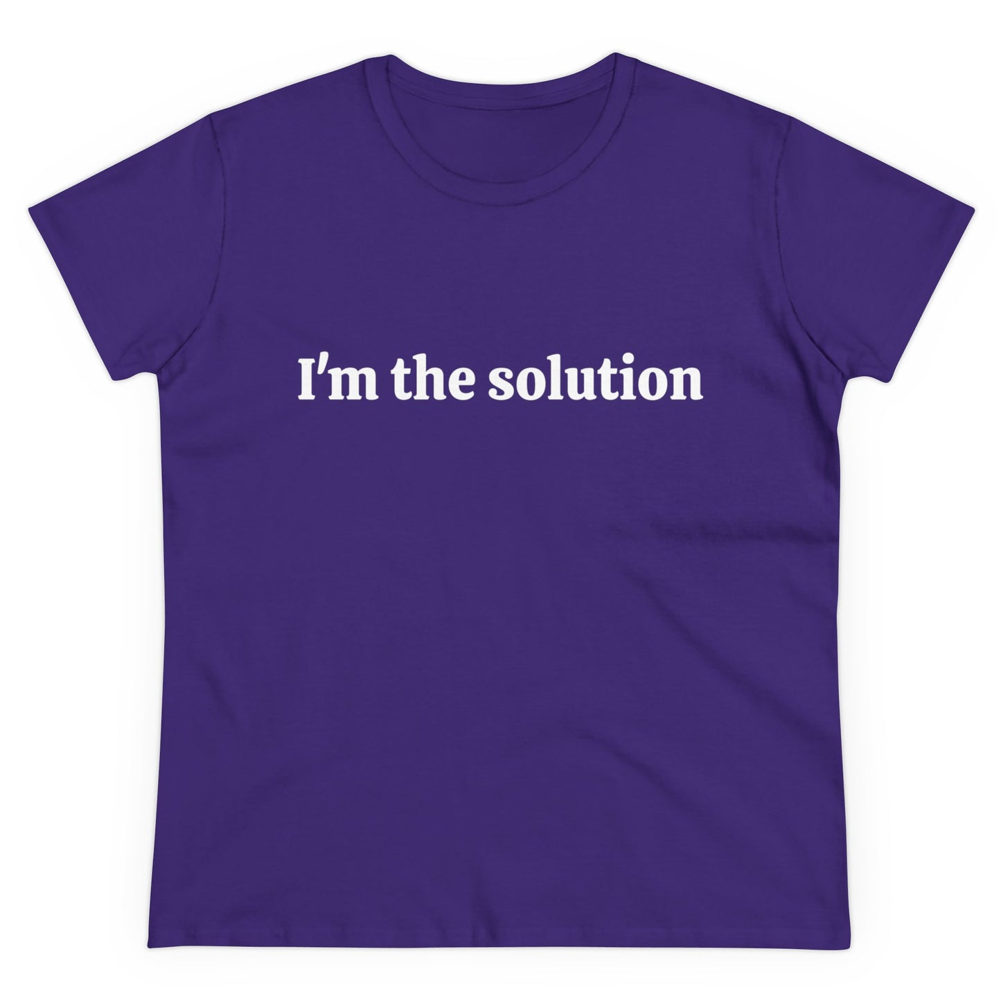 I'm The Solution - Graphic Cotton Tee