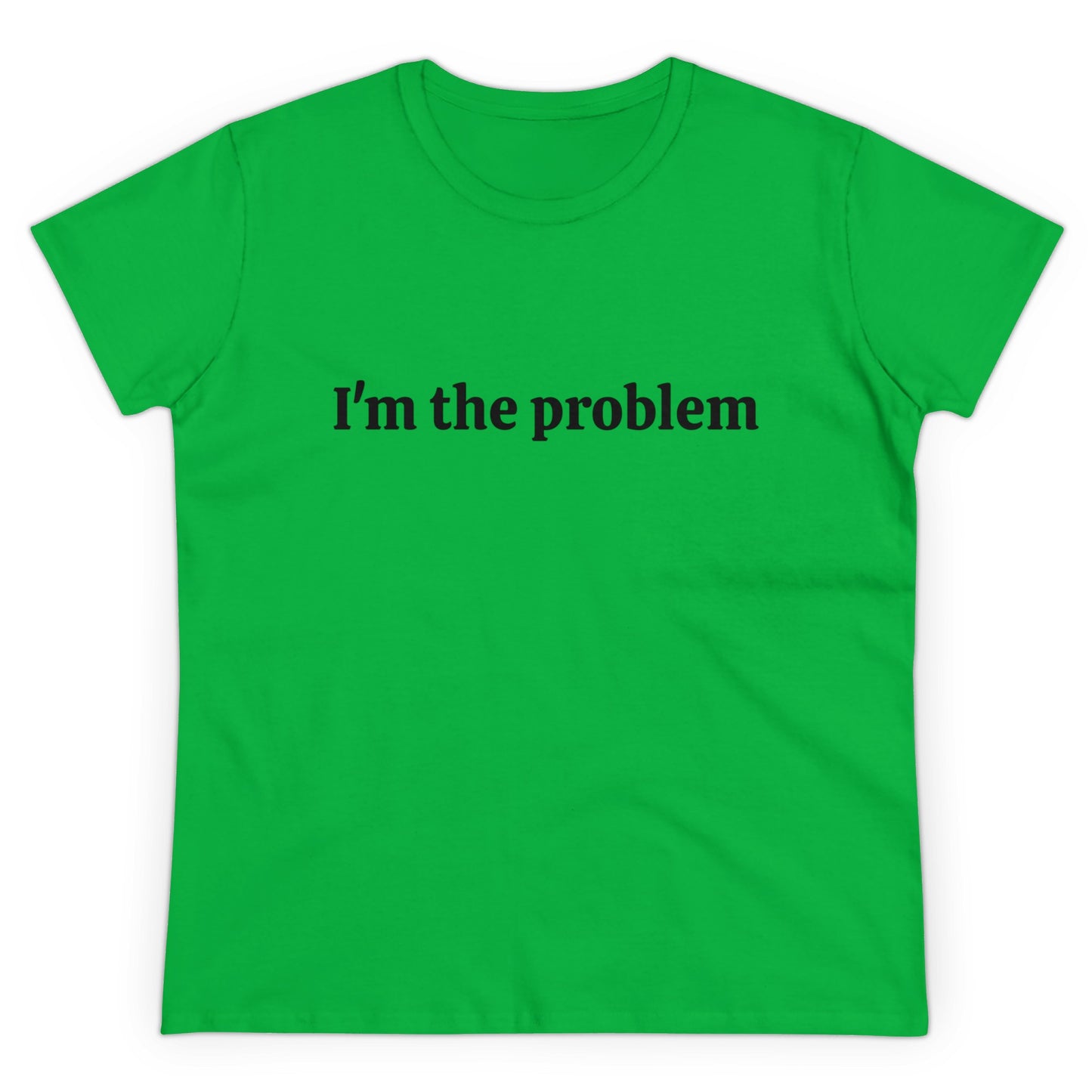 I'm The Problem - Graphic Black Unisex Cotton Tee