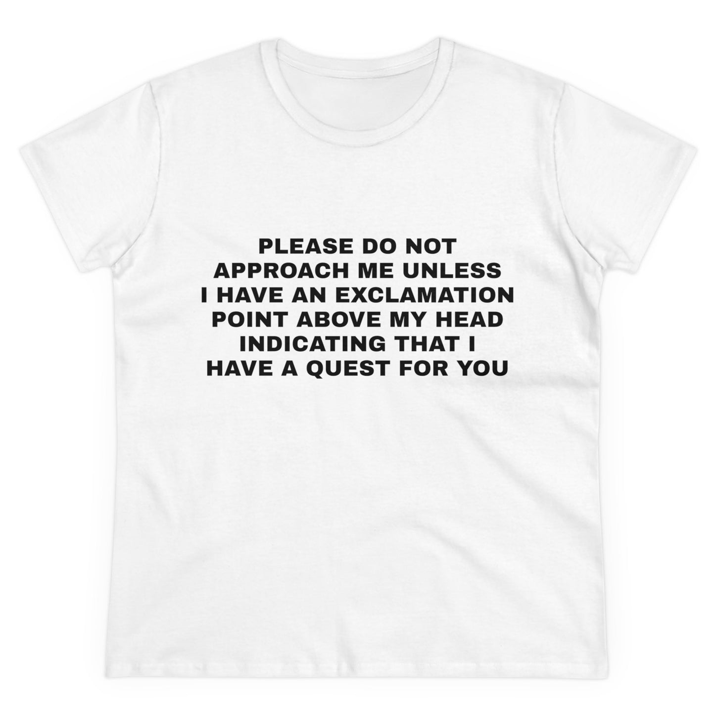 Please Do Not Approach Me - Graphic Cotton Tee