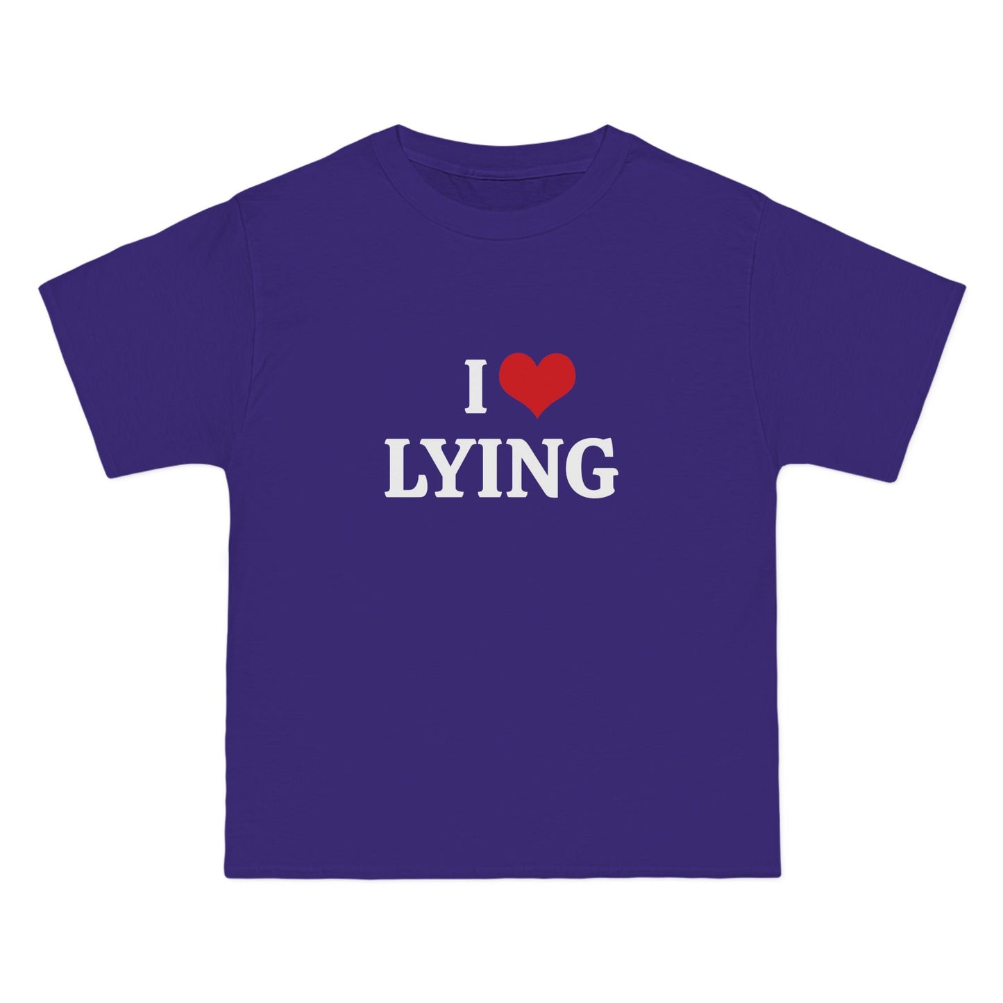 I Love Lying - Graphic Beefy-T®  Short-Sleeve T-Shirt